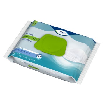 TENA ProSkin Wet Wipes - Плътни мокри кърпи за измиване с размер 30х20 см x48 бр./пак. - Без пластмаса! 